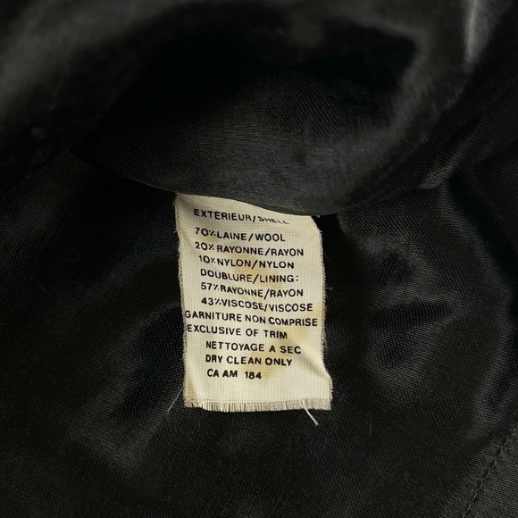 Collection Elegante Division of Thunder Bay Red Wool Blend Jacket Coat - Picture 5 of 7